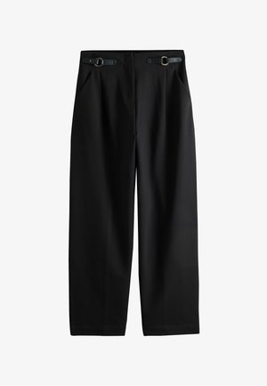 Next, TALL FIT - N. PREMIUM HEAVYWEIGHT PONTE BARREL LEG TROUSERS - Stoffhose - black