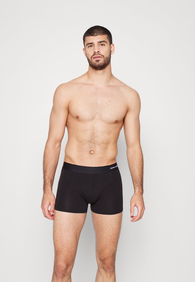 Jack & Jones - JACBASIC TRUNKS 3 PACK - Boxers - black, Agrandir