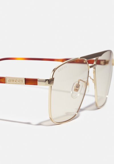 Gucci UNISEX - Napszemüvegek - gold/havana/yellow