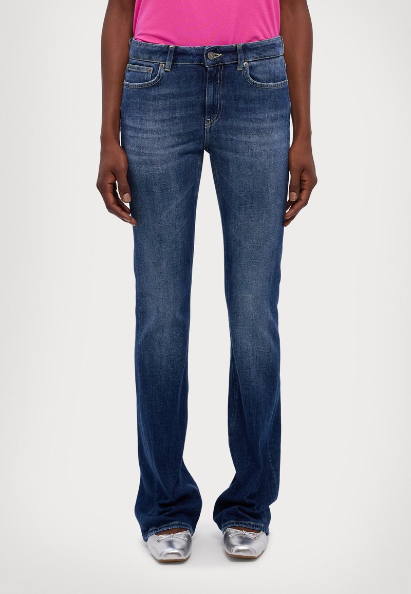 Dondup NEW LOLA HIGH RISE - Jeans Bootcut - blue