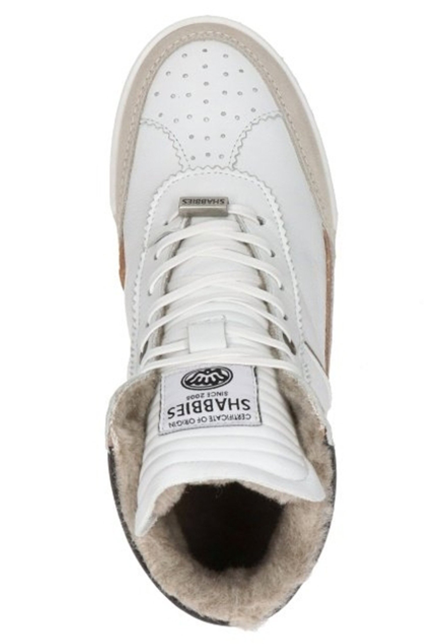 Shabbies Amsterdam Sneakers hoog - wit - Zalando.nl