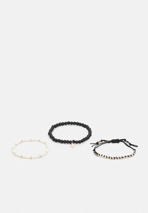 CROSS DROP BEAD 3 PACK - Bracciale - black/multi