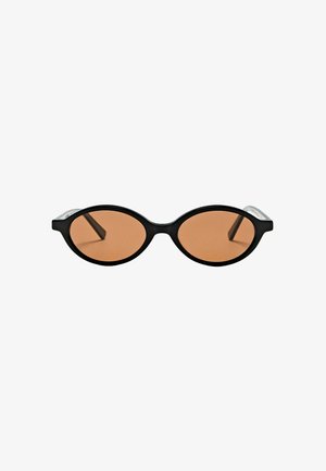 Massimo Dutti, OVAL SUNGLASSES - Zonnebril - black