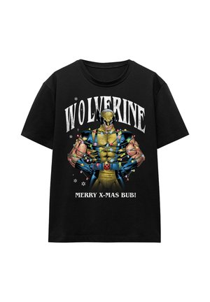 MARVEL WOLVERINE MERRY XMAS BUB - Print T-shirt - black