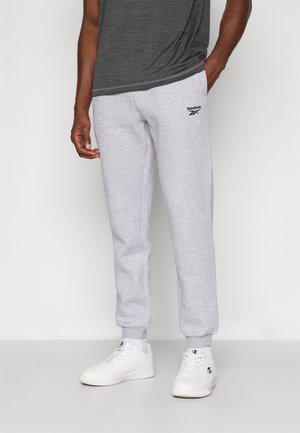 ANDRE SMALL LOGO CUFFED PANT - Treniņtērpa apakšdaļas - light grey marl