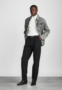 The Kooples CEINTURE - Diržas - black/burgundy