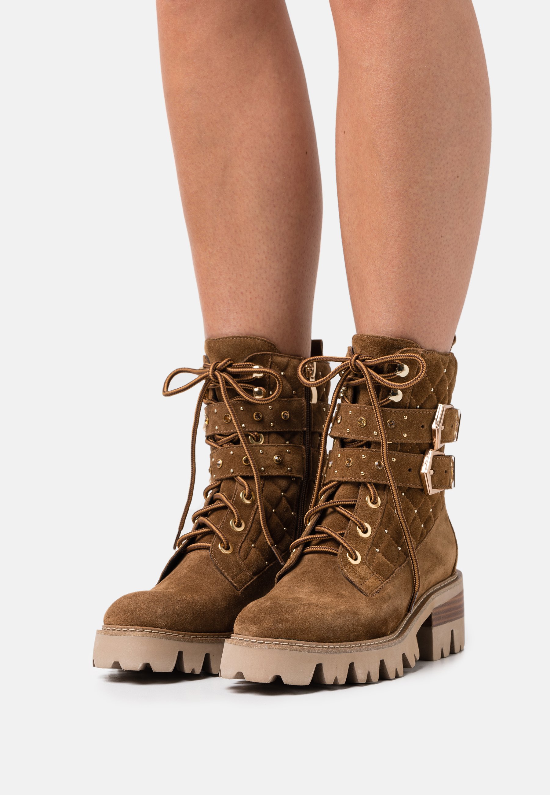 Alma en Pena Botines con plataforma - camel - Zalando.es