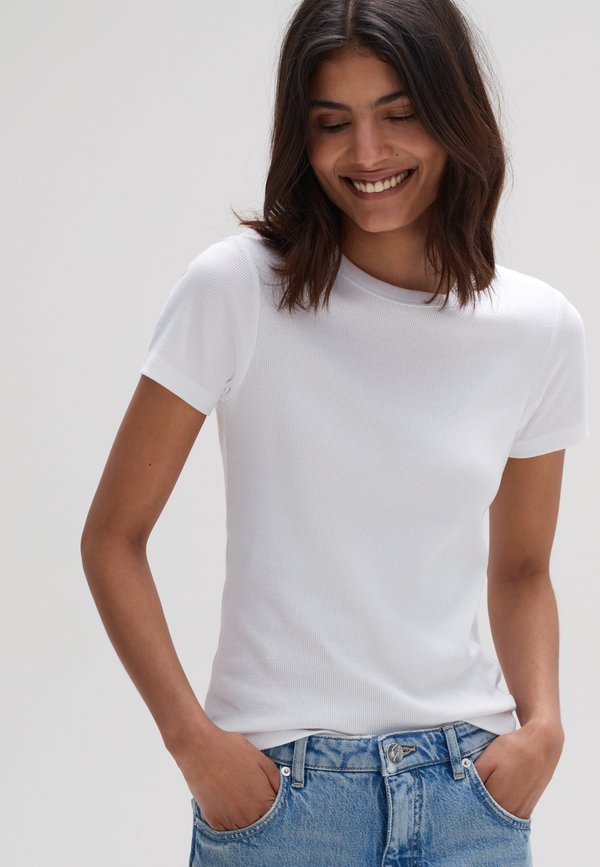 SLIM FIT RIB - T-Shirt basic
