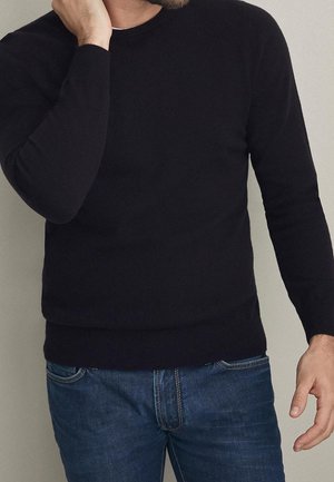 Strickpullover - black