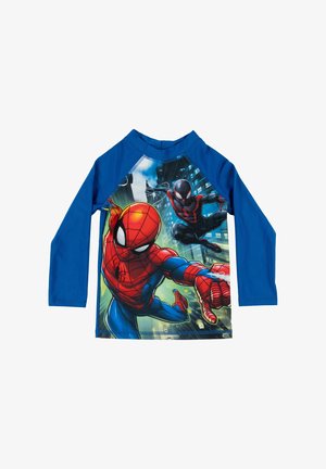 Spiderman, MARVEL SPIDERMAN SCHWIMMSHIRT UV-SCHUTZ 50 LANGARM BADESHIRT SHIRT RASHGUARD - Surfshirt - blau