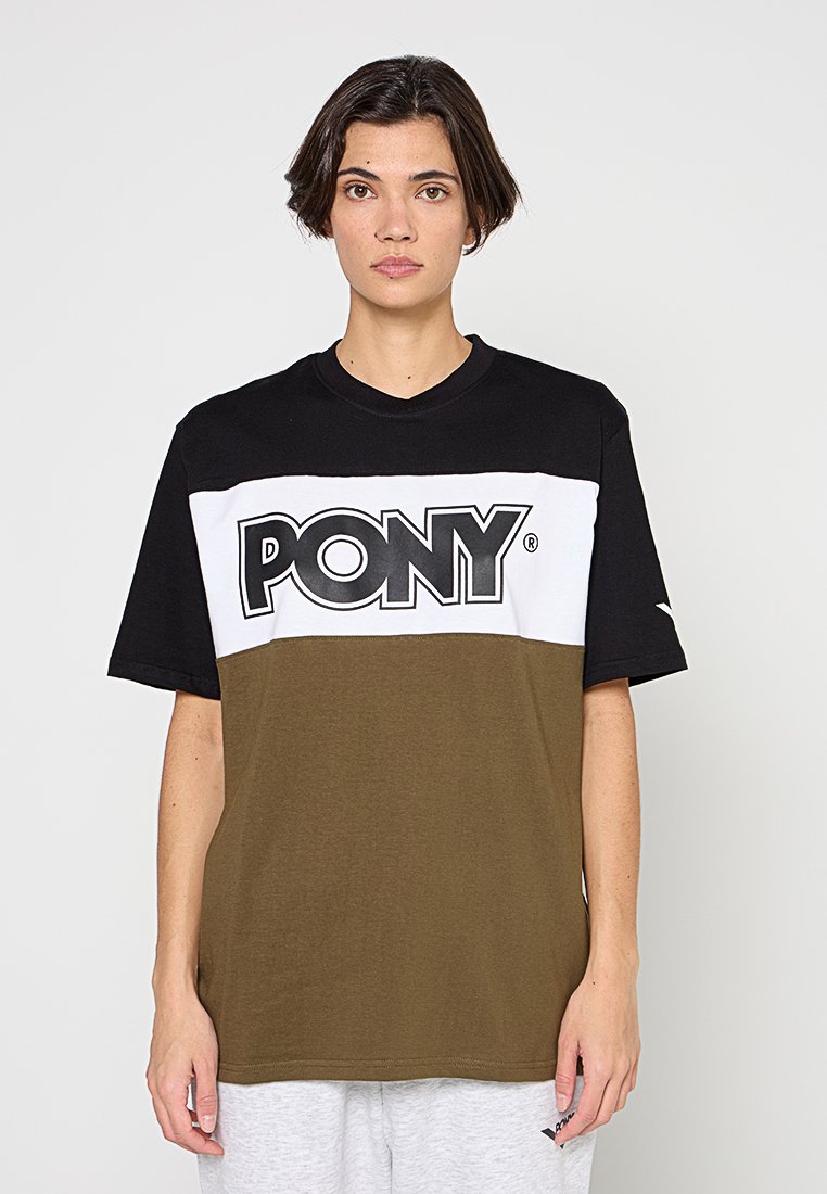Pony T-shirt print zwart Pony T-shirt print zwart