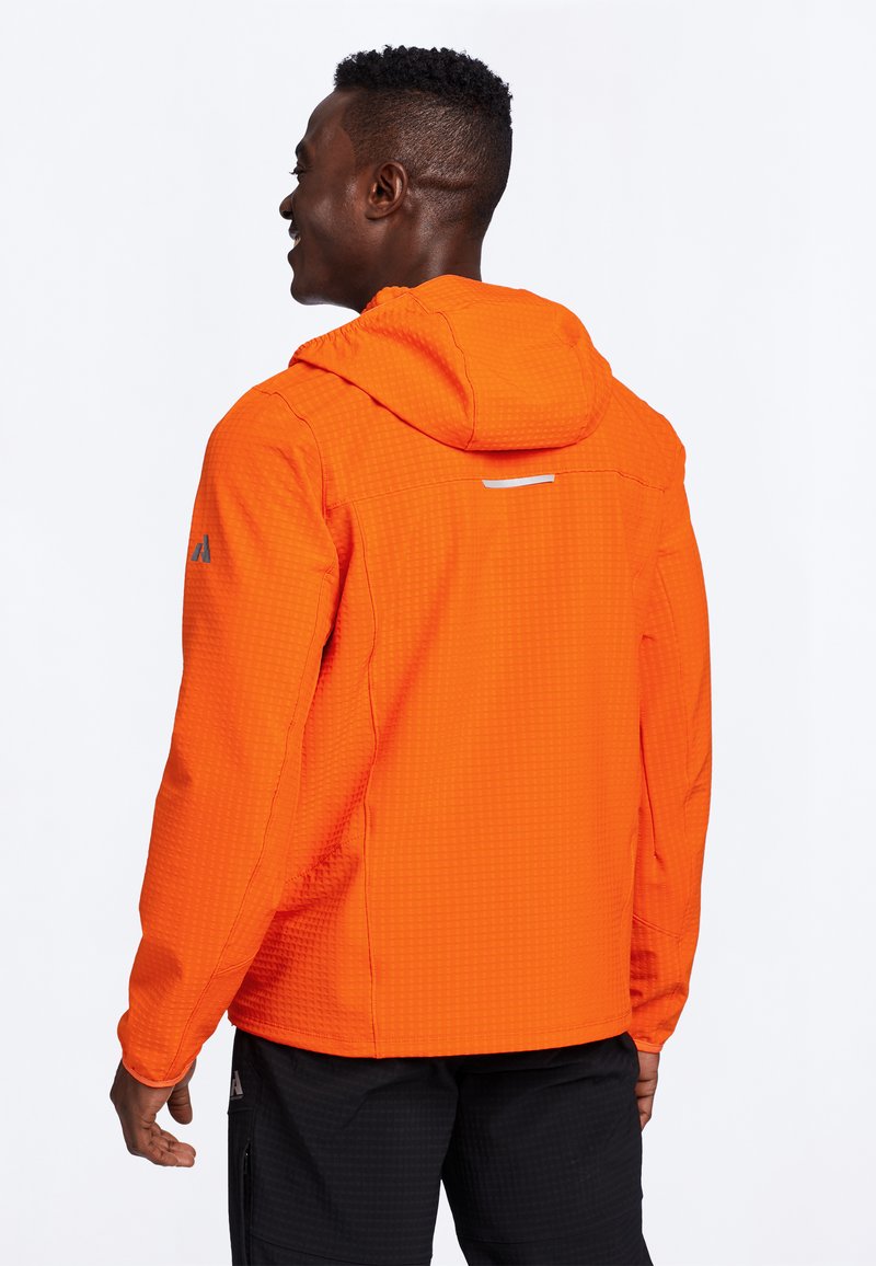 Eddie Bauer SANDSTONE BACKBONE GRID HOODIE - Soft shell jacket -  signalorange/neon orange - Zalando.de