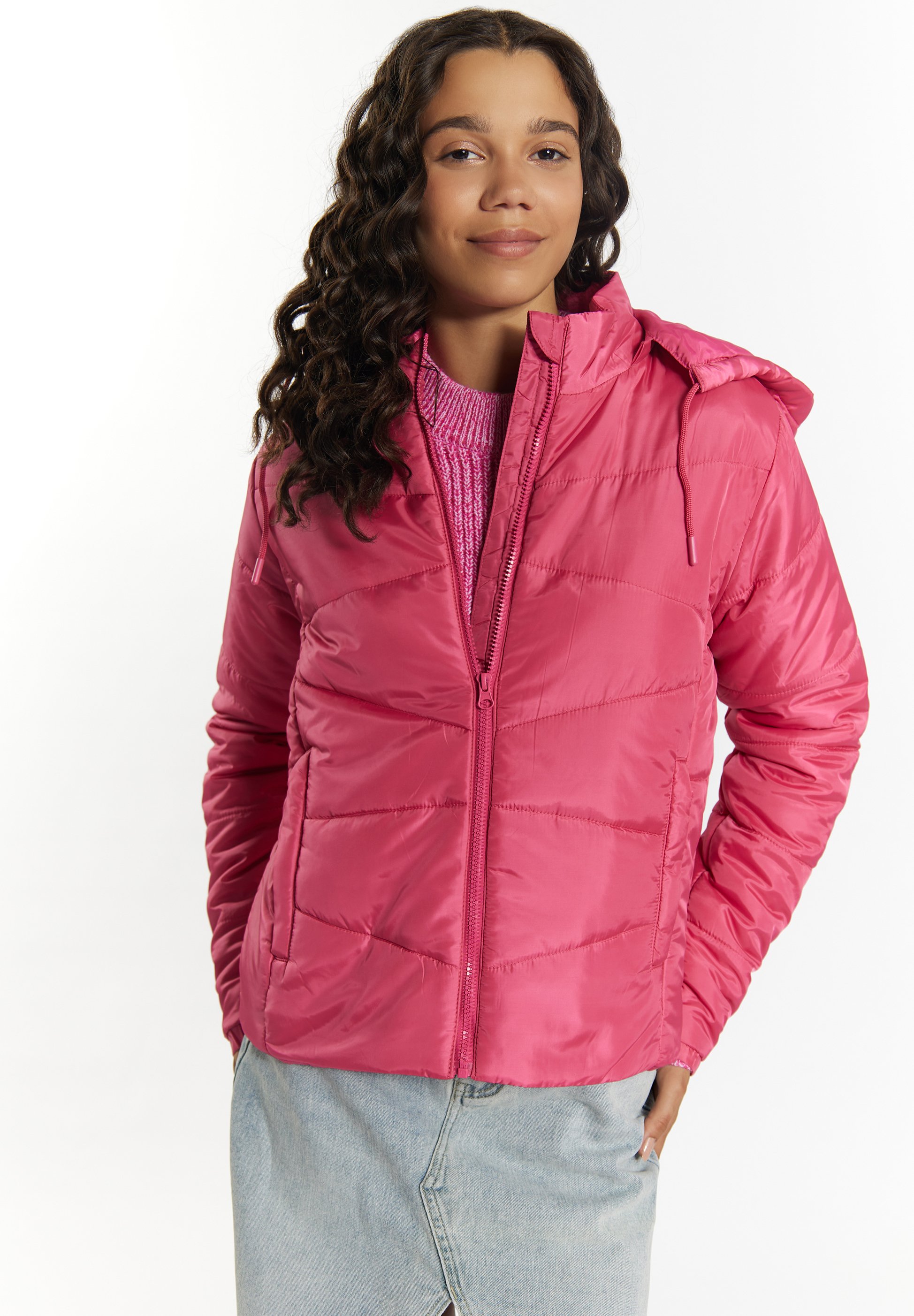 myMo LEICHT WATTIERTE Light jacket pink Zalando