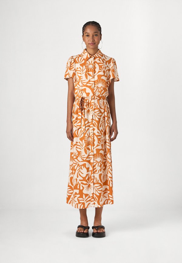 SWEET DAY - Shirt dress - dried mango