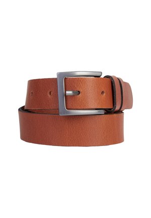 LEATHER - Belt - cognac