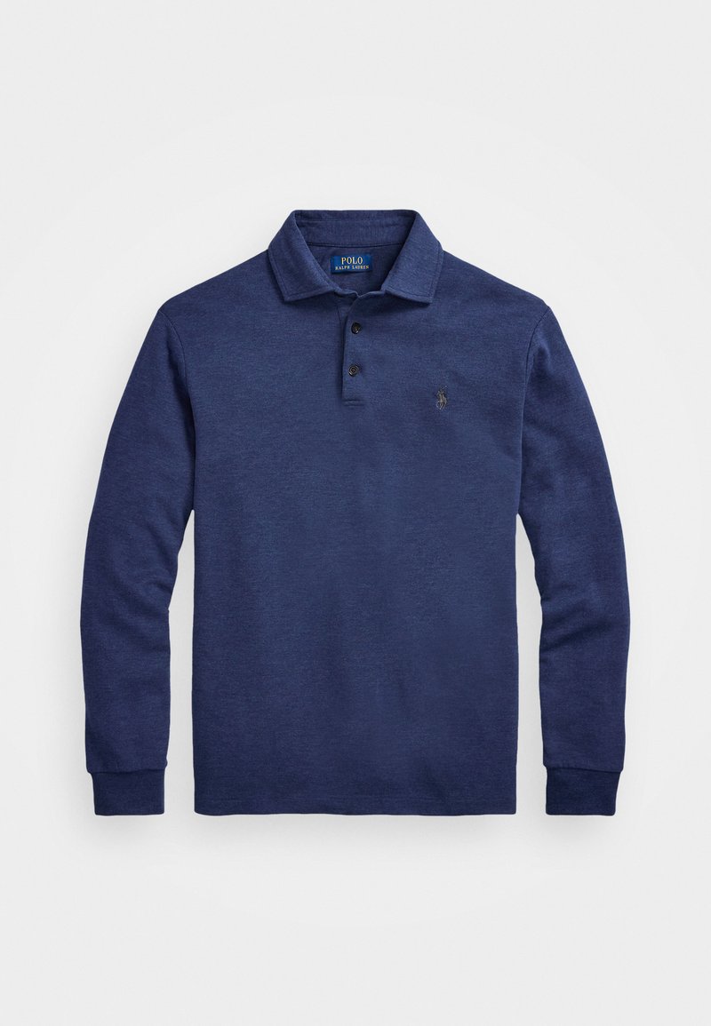 Polo Ralph Lauren LUXURY JERSEY POLO SHIRT - Langarmshirt - spring navy ...
