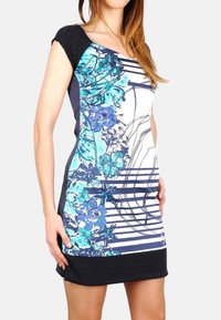 Koroshi WITH BLONDE - Shift-haljina - azul   blue