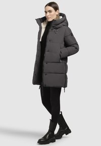 khujo FAZEE - Abrigo de invierno - dunkelgrau