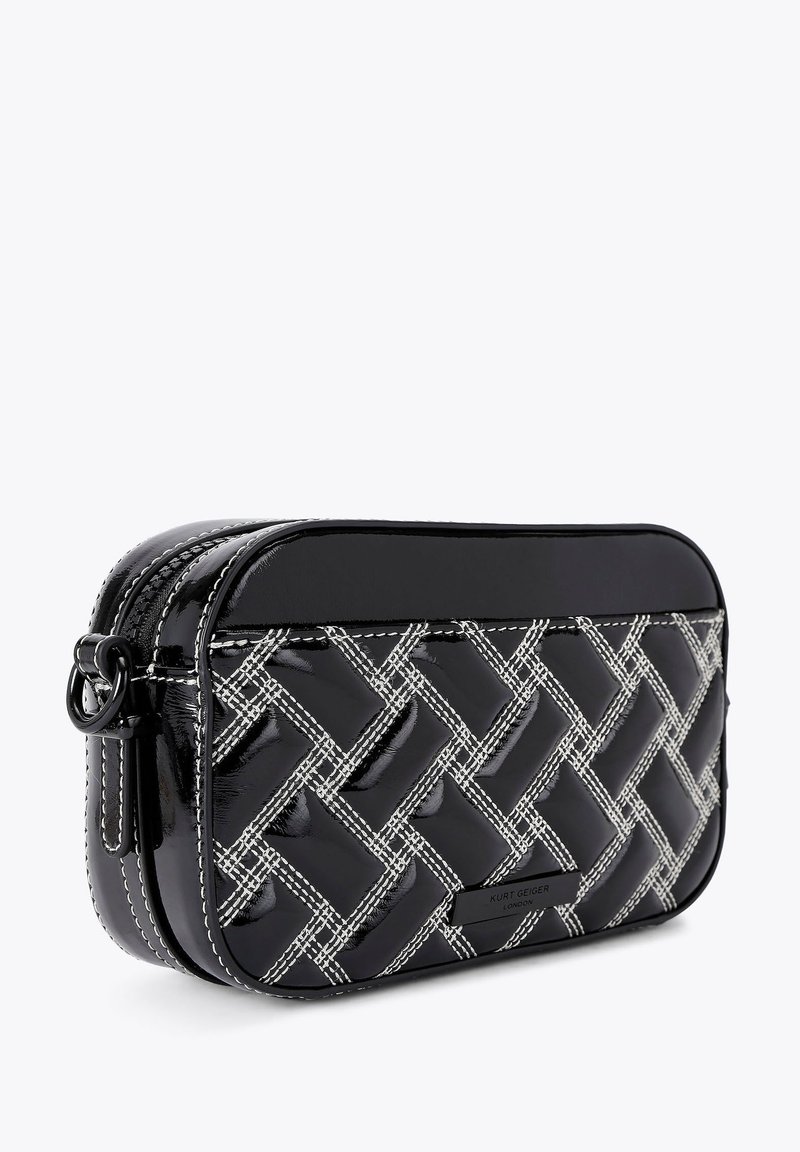 Kurt Geiger London Camera bag blk white/black Zalando