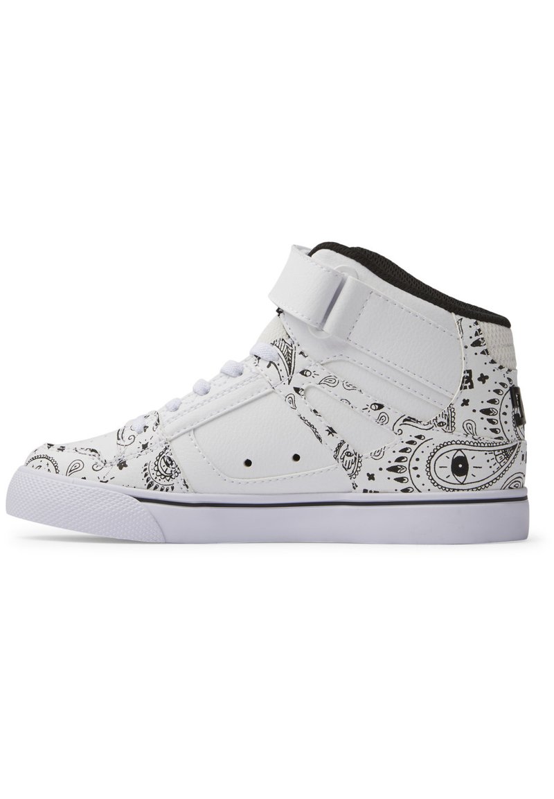 DC Shoes Vysoké tenisky - wwi white white black print