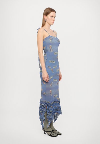 AVAVAV LONG SMOCK DRESS - Maksi suknelė - blue