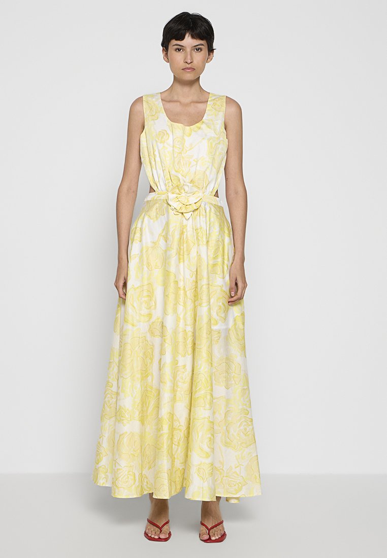 Twinset ACTITUDE Maxi-jurk lichtgeel Twinset ACTITUDE Maxi-jurk lichtgeel