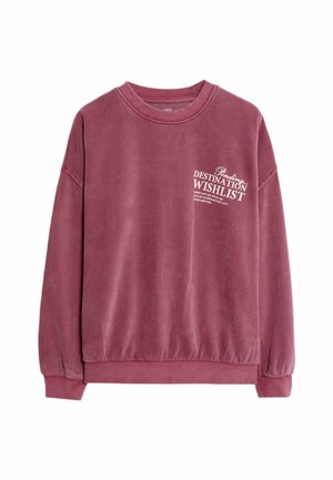CITY GRAPHIC  - Felpa - claret