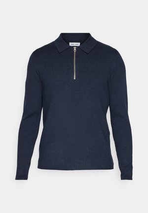 Samsøe Samsøe GUNA HALF ZIP - Pullover - sky captain