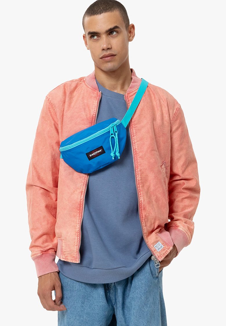 Eastpak SPRINGER POWR - Vyölaukku - powr block blue
