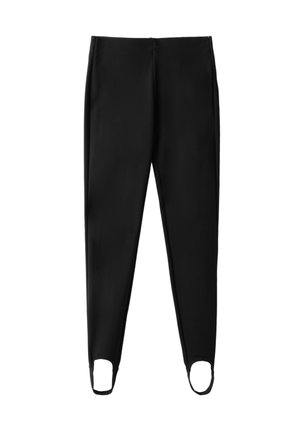 Stradivarius, CROPPED LEGGINGS - Leggings - black