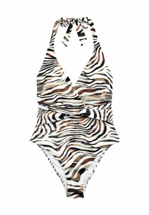 TWIST FRONT REGULAR FIT - Maillot de bain - zebra