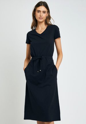 WILLOW - Jersey dress - black