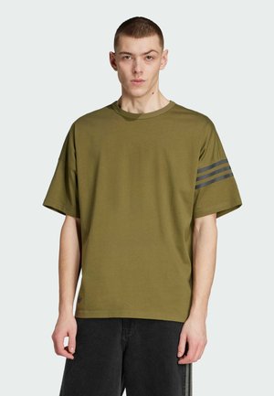 adidas Originals NEU - T-shirt con stampa - focus olive