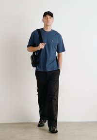 Calvin Klein Jeans HEAVY  - Βασικό μπλουζάκι - ink