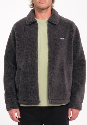 EDWART - Fleecejacke - asphalt black