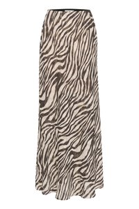 Gestuz ZOFIA SKIRT - Saia comprida - black/white