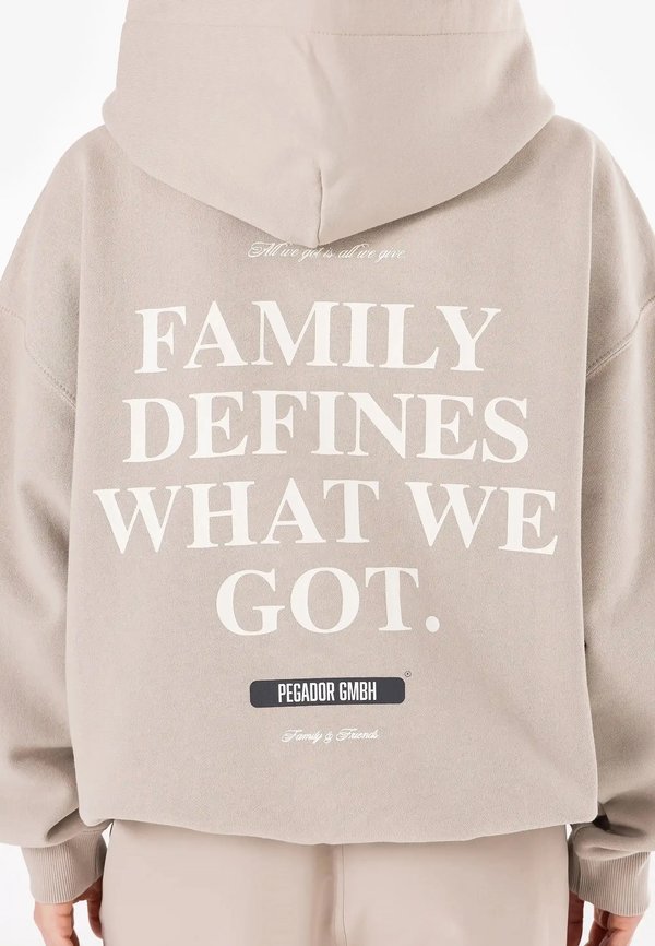 NENNO OVERSIZED HOODIE - Sweatshirt - washed dark stone2