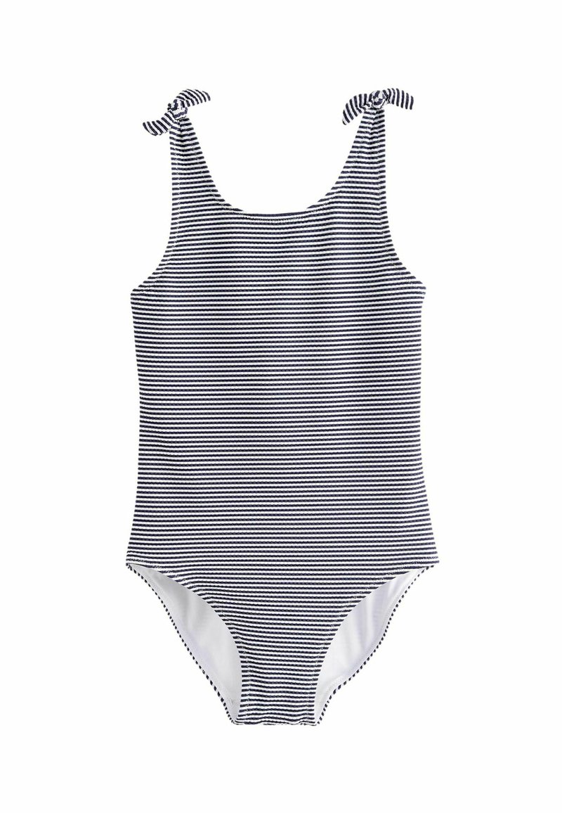 Next Baddräkt - navy blue stripe