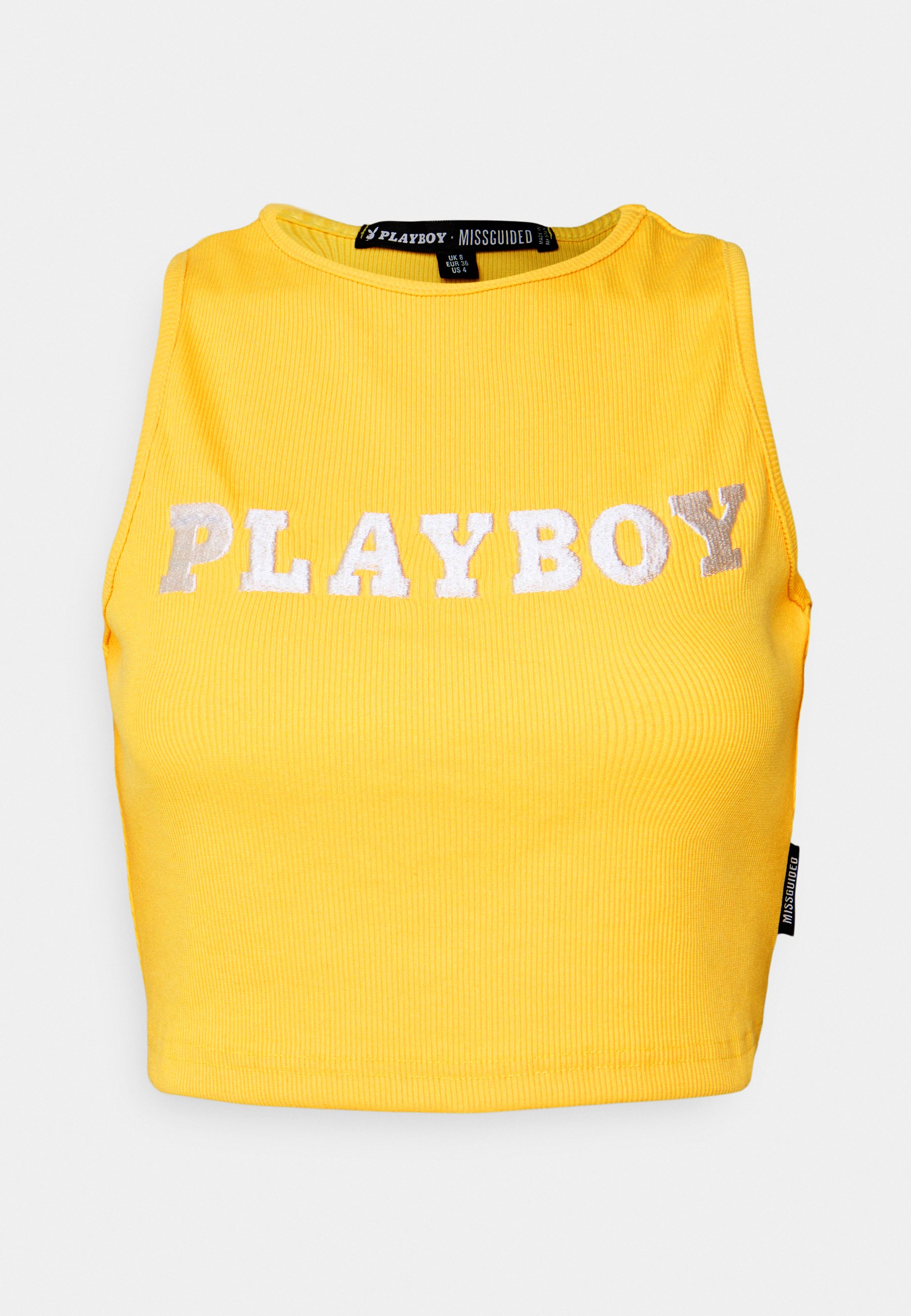Missguided PLAYBOY SPORTS RACER CROP 