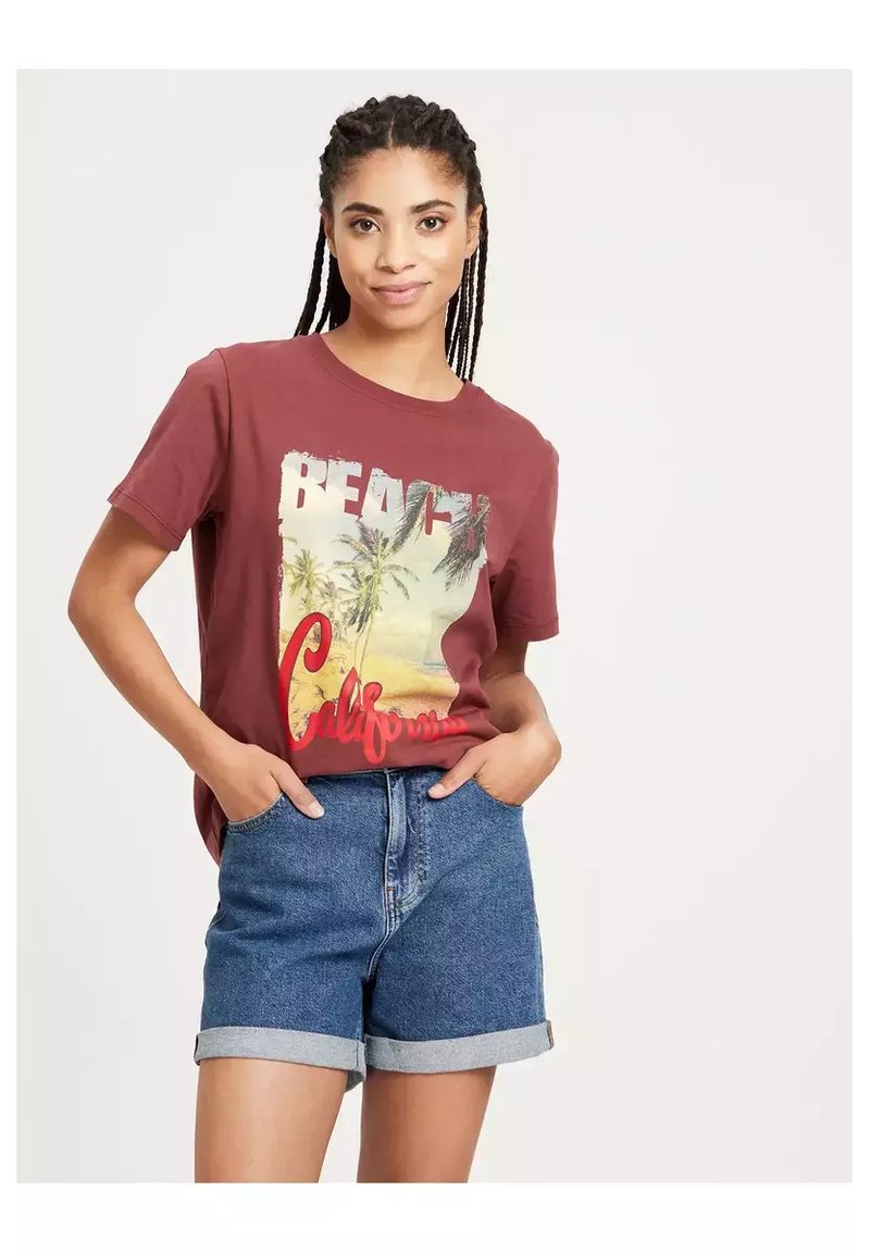 Cross Jeans - T-shirt z nadrukiem