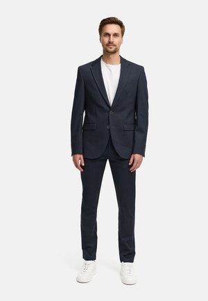 2-TEILER LUKE SET - Traje - herringbone raven