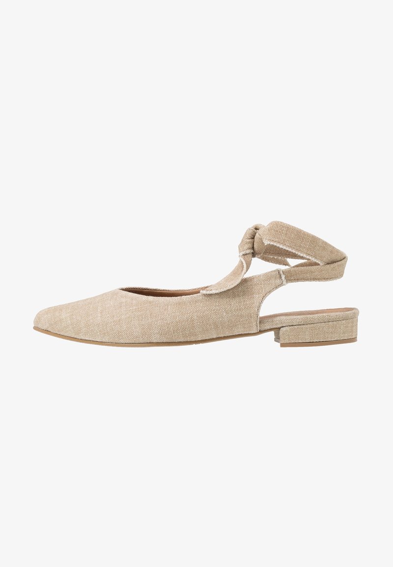 NAE Vegan Shoes Slingback ballet pumps - beige