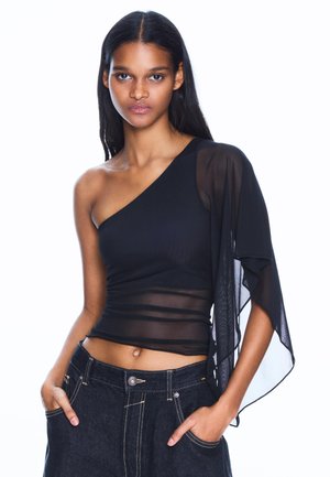 ASYMMETRIC - Bluse - black