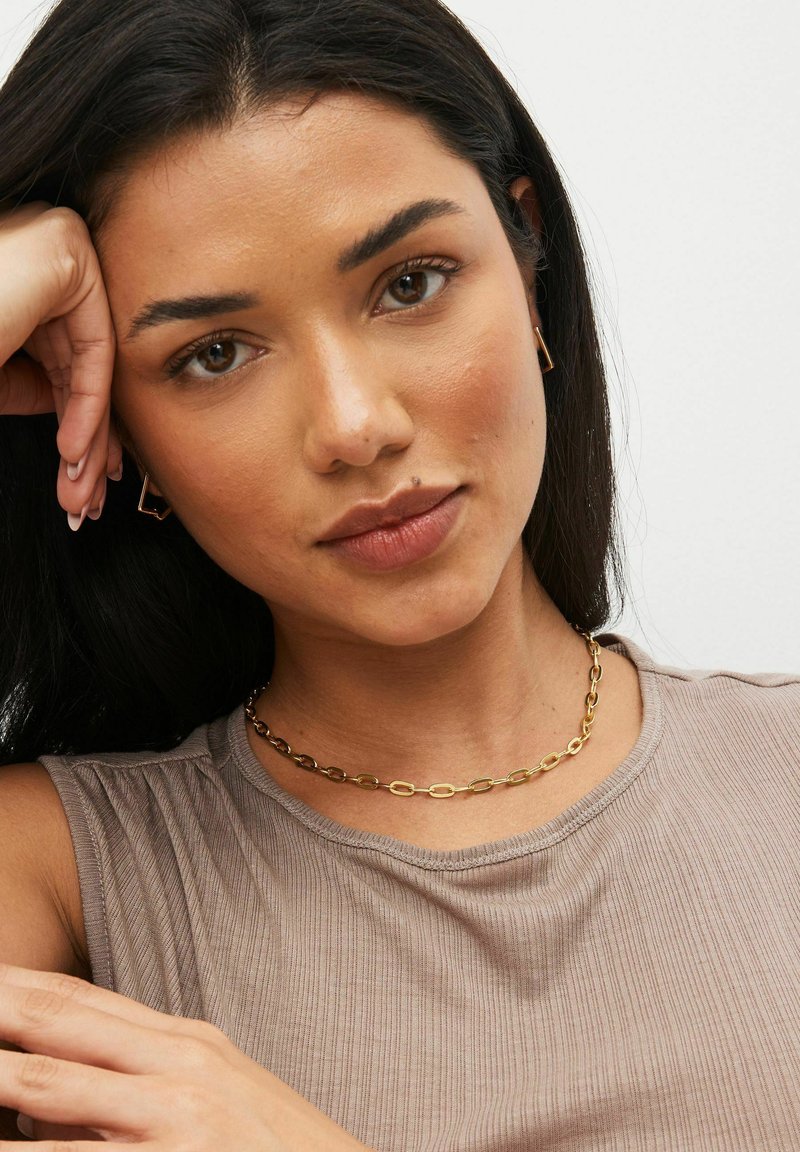 Next COLLECTION T-BAR REGULAR FIT - Kaelakee - gold vermeil sterling silver