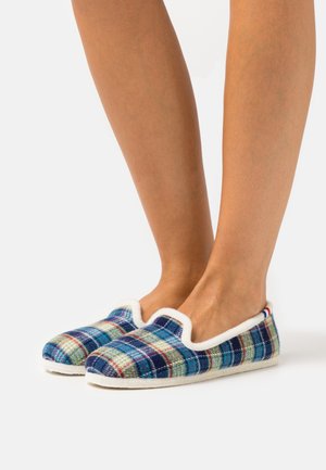 TRADITIONAL ELLE CHECK - Pantofole - bleu