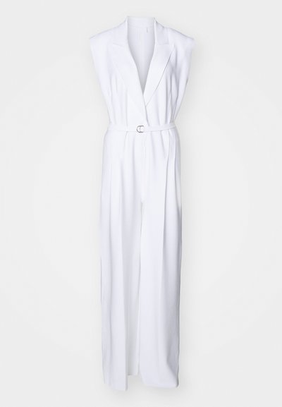 Norma Kamali SINGLE BREASTED STRAIGHT LEG - Overal - snow white