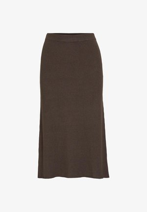 VILA VICOMFY NOOS - A-lõikeline seelik - coffee bean