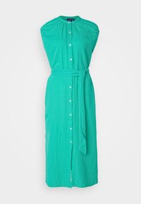 Gap Tall TIE WAIST DOWN MIDI - Marškininė suknelė - simply green