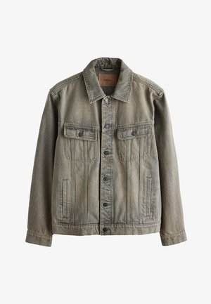 Next, REGULAR FIT - BUTTON THROUGH - Cowboyjakker - grey