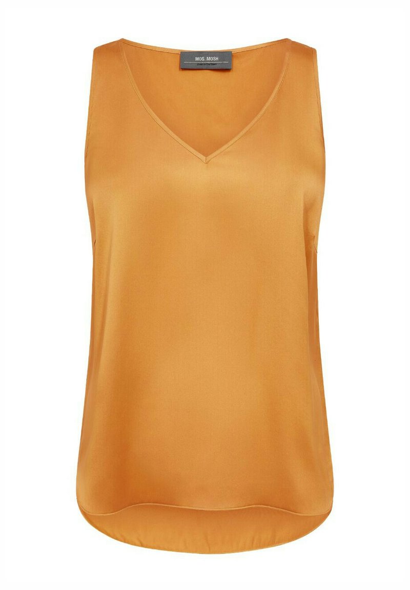 Mos Mosh ASTRID V-NECK TANK - Top - blazing orange